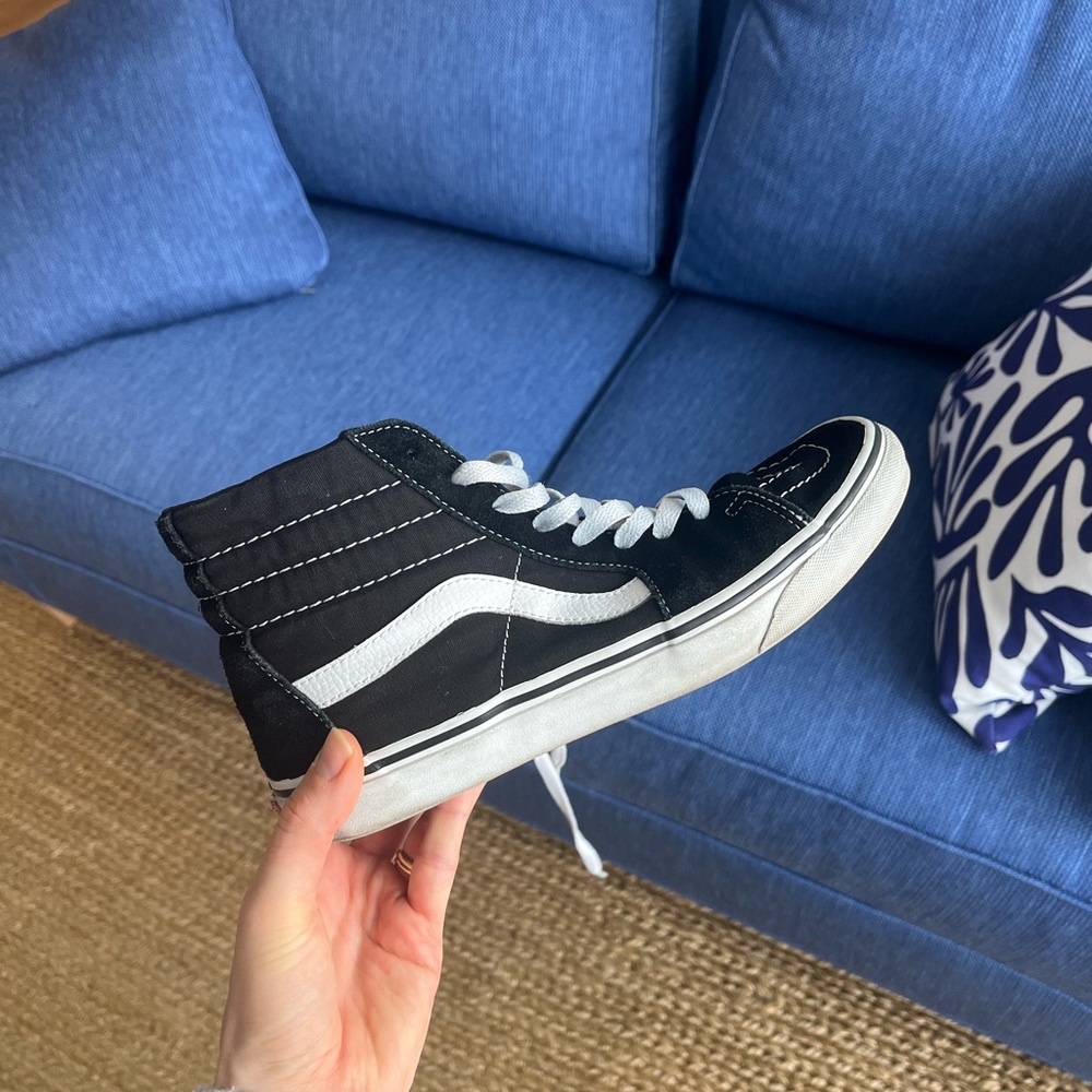 Vans Black and White Skate Shoes - Picture 7 of 7